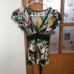 Floral pattern blouse size Small